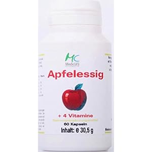 Apple Vinegar + 4 Vitamins Pack of 60