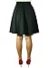 Sidecca Retro Classic Pique Hi-Waist Flare A-line Skater Skirt