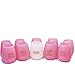 Gift set of 10 Bridesmaids Cups | 1 Maid of Honor, 1 White Bride and 8 Pink Bride Squad Cups with Gold Print | Wedding, Bachelorette and Bridal Party Favors | Bridesmaids Gifts by Mihan Merchandise