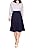 Dani's Choice Everyday High Waist A-line Flared Skater Midi Skirt
