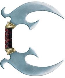 Ninja Weapon Crescent Blade 2-in-1 Halloween Costume Accessory