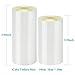 UICCOE Cake Collar Acetate Sheets Thickened 2 Rolls - Sagmoc Clear Cake Rolls Mousse Cake Acetate Sheets for Chocolate Mousse Baking, Cake Decorating 125 Micron (4 x 394inch / 3 x 394inch)