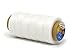 Mandala Crafts White Flat Waxed Thread for Leather Sewing - Polyester Waxed Leather Cord - 273 Yds 150D 0.8mm