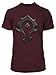 JINX World of Warcraft Men's Horde Logo Gaming T-Shirt (Burgundy, Medium)