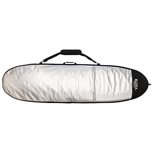 KONA SURF CO. Longboard Cover Insulated Board Bag in Silver sz:9ft - Thumbnail 6