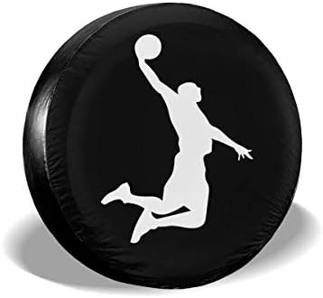 YuYfashions Basketball Spare Wheel Tire Cover Anti-Corrosion for 14 15 16 17 inch Tire Diameter