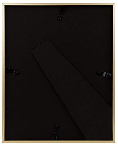 Golden State Art, 8x10 Classic Satin Aluminum Landscape Or Portrait Table-Top Photo Frame with Ivory - //medicalbooks.filipinodoctors.org