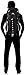 High Sierra Piton Internal Frame Pack, Black/Black/Silver, 35-Liter