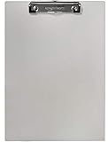 Amazon Basics Aluminum Office Clipboard, Letter