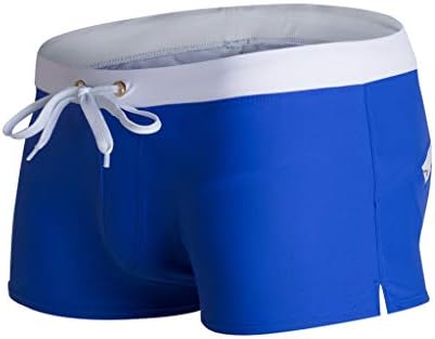 EINCcm Basic Short Swim Suit, Mens Swimwear Solid Shout Swim Boxer Trunks Brief Board Surf Shorts