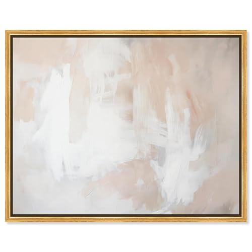 Art Remedy Muted Neutral Art Canvas, 20" x 16", Gold Frame, Opalescent Hues I