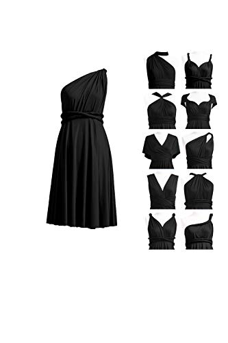Short Infinity Bridesmaid Dresses Convertible Wrap Midi Multiway Dress