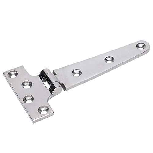 Alomejor Marine T Hinge316 Stainless Steel Tee Hinges Boat Hardware for Marine Gate and Door Hardware (Large)