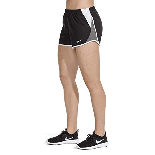 Nike Women's Dry 10K Running Shorts, Black/White/Dark Grey/Wolf Grey