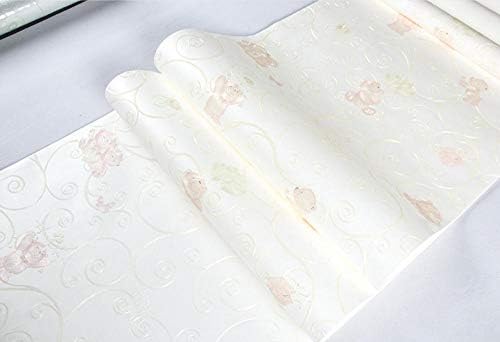 QHJHNX 3D Wallpaper MuralD Wallpaper Deco Art Effect Bedroom Designs Kitchen Girls Bedroom Boys Bedroom Floral Kids Bedroom Hallway Living Room Modern Nursery Natural Roller Non-Woven 10M X 0.53M