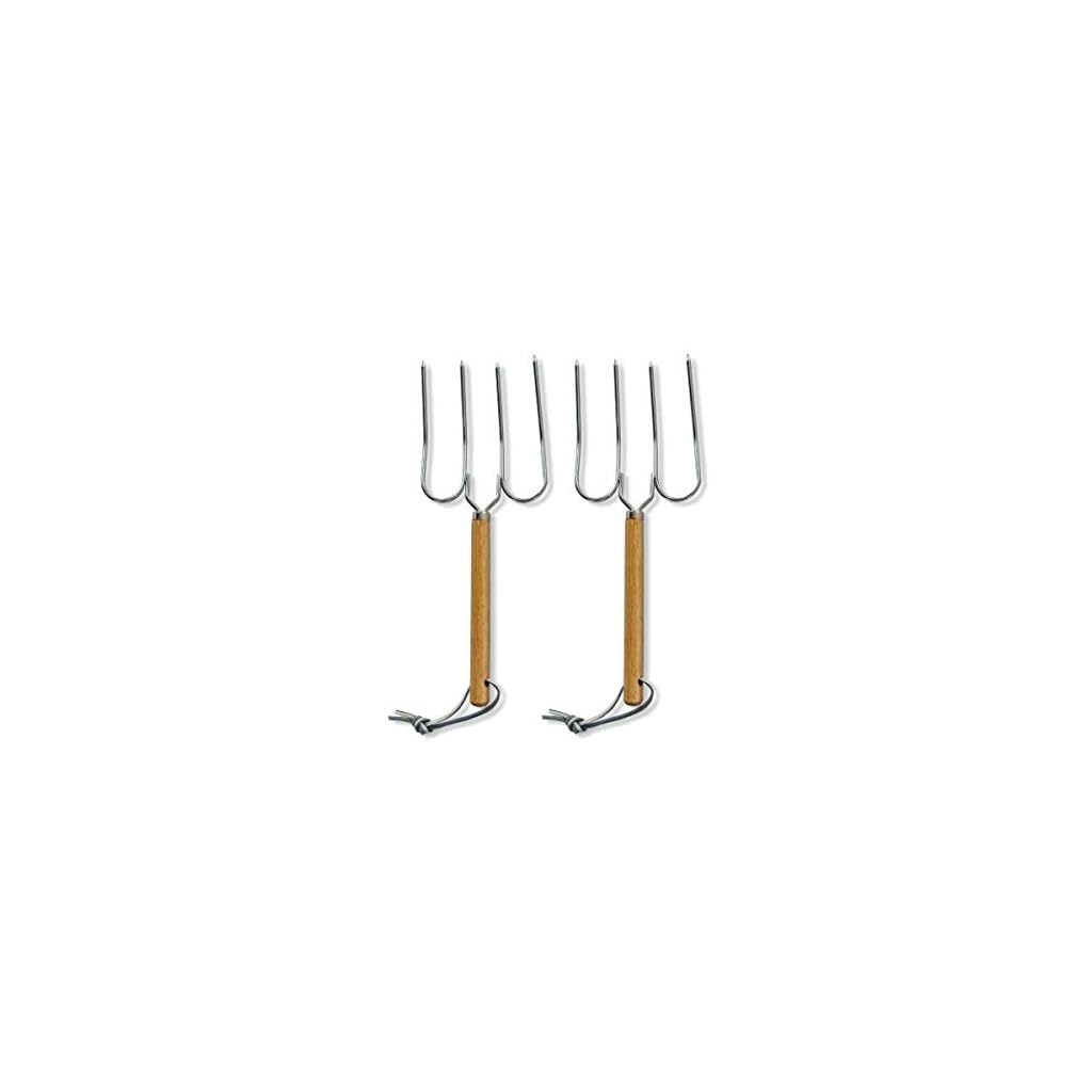 Turkey Lifter Forks, Set of 2 Long Handles Poultry Forks for Lifting