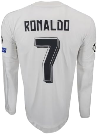 Amazon.com : 2016 Ronaldo Long Sleeve Retro Soccer Jersey for Men