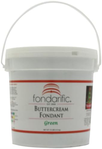 Fondarific Buttercream Green Fondant, 10-Pounds