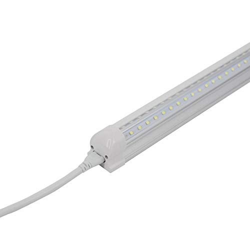 T5 T8 LED Integrated LED Tube Power Wire Cable with On/Off Switch 3 Prong Plug (5ft 1-Pack US Plug Cord)