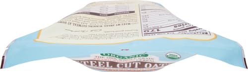 BOB’S RED MILL ORGANIC STEEL CUT OATS, 24OZ (PACK OF 1) – NON GMO, WHOLE GRAIN, VEGAN, KOSHER