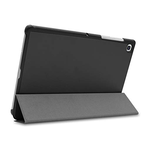 Cywulin Case for Samsung Galaxy Tab S5e 10.5 2019 Model SM-T720 SM-T725 Tablet, Slim Lightweight Shell Folding Smart Stand Folio Leather Magnetic Trifold Cover Case with Auto Wake Sleep (Back) - Thumbnail 3
