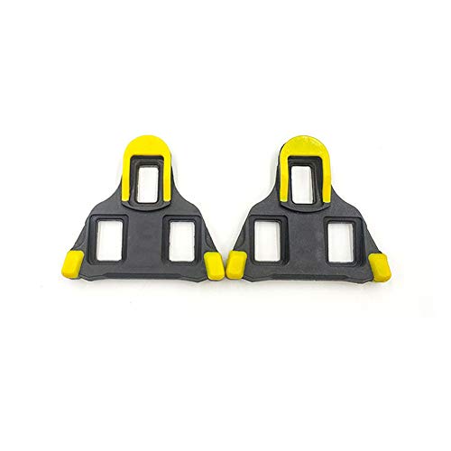 Road Bike Cleats 6 Degree Float Bicycle Cleats, for Indoor Cycling or Road Bike Bicycle Pedals 2019 (Black with Yellow) - Thumbnail 5
