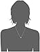 Amazon Collection Platinum or Gold-Plated Sterling Silver Round-Cut Infinite Elements Zirconia Solitaire Pendant Necklace