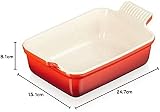 Le Creuset Heritage Rectangular Dish Stoneware 19 cm Cerise 71102190600001 view 7