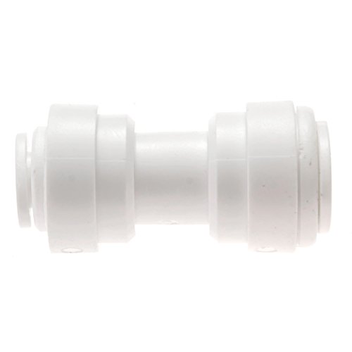 Avanti 3/8" to 1/4" Reducing Straight Union Connector for drinking water filter RO reverse osmosis - 1/4" x 3/8" tubes, quick-connect fittings - QF-UC0604 (Pack of 5) - Thumbnail 4