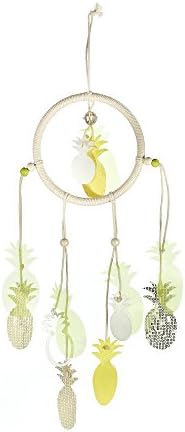 Roser Life Modern Dream Catcher Mobile Wall Art Decor Handmade Dream Catchers Hanging Ornament Wall Signs Sculpture For Home Party Baby Bedroom Nursery Kids Playroom Teepee Dorm Pineapple (Pack of 1)