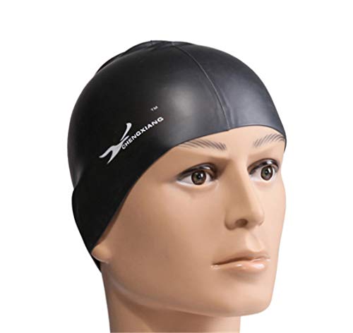TMROW Swim Cap Solid Silicone 3D Ergonomic Design Comfortable Fit Swim Caps Swimming Cap for Men Women Adults Youths Swim Cap