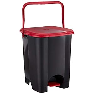 Princeware Plastic Garbage Bucket, 8 Liters, Small, Multicolour