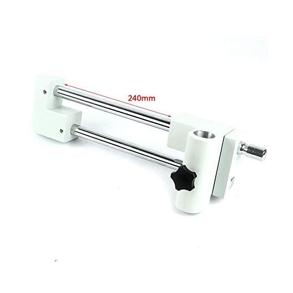 Keliour Digitalmikroskop Universal-Doppel Boom Lab Industrie Zoom Trinocular Stereomikroskop Stand Halter Halterung Arm… – Bild 6