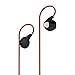 UiiSii U1 Earphones Wired In-ear Earbuds Headphones with Microphone Stereo Corded Headset (Black/red)