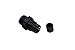 100pcs Waterproof PG9 Cable Gland Connector Black Plastic Adjustable IP68 M16 Thread Cable Gland with Locknut Rubber Ring for 4-8mm Wire