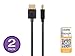 Monoprice Certified Premium HDMI Cable - 3 Feet - Black (2 Pack) 4K@60Hz HDR 18Gbps 36AWG YUV 4:4:4 - Ultra Slim Series