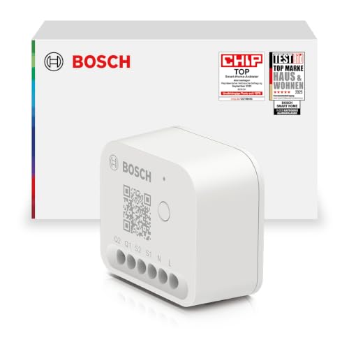 Bosch Smart Home Licht-/Rollladensteuerung II, Licht & Rollläden smart machen, App- & Sprachsteuerung, Automationen & Zeitpläne, Apple Home, Google Ho