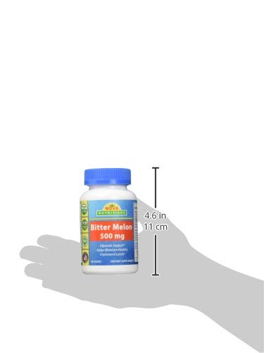 Nova Nutritions Bitter Melon 500 mg 90 Vcaps - Thumbnail 3