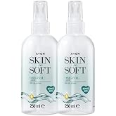AVON SKIN SO SOFT Original Jojoba Dry Oil Spray 8.45 fl.oz (Pack of 2) | Lightweight Moisturizing Body Oil with Jojoba &amp; Vitamin E, Fast Absorbing, Non-Greasy