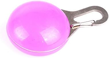 Xiao LED Clip on Light - Flashing, Carabiner - Backpack, Dog Collar, Jacket, Tent Lines, Pet Leash, Keychain, Purse, Bicycle - Durable and Green - Blinking Mode for Walking, Running, Jogging, Super Bright Pedestrian Safety Lights and More (pink)