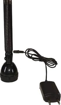 Abacus A1 Metal Rechargeable Industrial Security Purpose Torch , Black