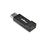 gofanco DisplayPort to HDMI Adapter Converter Dongle 1080P - Male to Female DP to HDMI for DisplayPort Enabled Desktops and Laptops to Connect to HDTV/HDMI Displays - Black (DPHDMID)