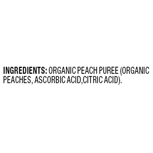 Plum Organics Baby Food Pouch | Stage 1 | Peach Puree | Fresh Organic Food Squeeze | For Babies, Kids, Toddlers | 3.5 Ounce( Pack of 6)