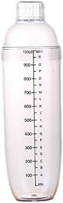 Junecat 350/500/700/1000ml Shaker Milk Tea Drink Mixer Transparent PC Resin Wine Drinking Shaker Party Bar Tool