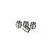 Strike Industries 1911 Grip Screw Bushings with Chrome Coating x4 pcs (Screws Sold Separately)