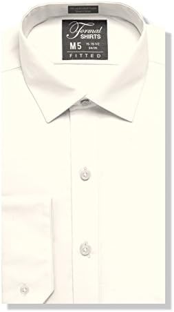Luxe Microfiber Men’s Fitted Spread Collar Dress Shirt - Style Jesse