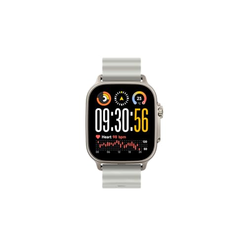 realme Watch 5 1.97 AMOLED Display, Incredible Fluidity at 60Hz, 108 Sports Modes and Health Monitor, NFC, Titanium Silver
