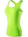 Neleus Women's 3 Pack Compression Athletic Tank Top for Yoga Running,Green,Blue,Red,EU XL,US L