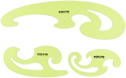 デリーター 週末限定タイムセール 雲形定規3枚セット
