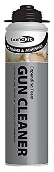 2 x Bond It 500ml Expanding PU Foam Gun Cleaner Contractors Grade Fluid Clean